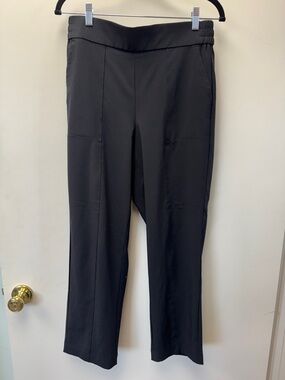 Lou & Grey Black Straight-Leg Ponte Trousers
